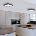 PLAFON SUPERFICIAL CUADRADO PLATIL LED 24W 250V CALIDO MACROLED (PPC24WW)