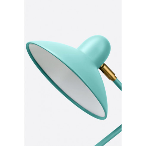 LÁMPARA DE ESCRITORIO JULIA TURQUESA E14 (17E-H1)