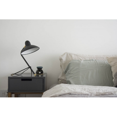 LÁMPARA DE ESCRITORIO JULIA NEGRO E14 (17E-H1)