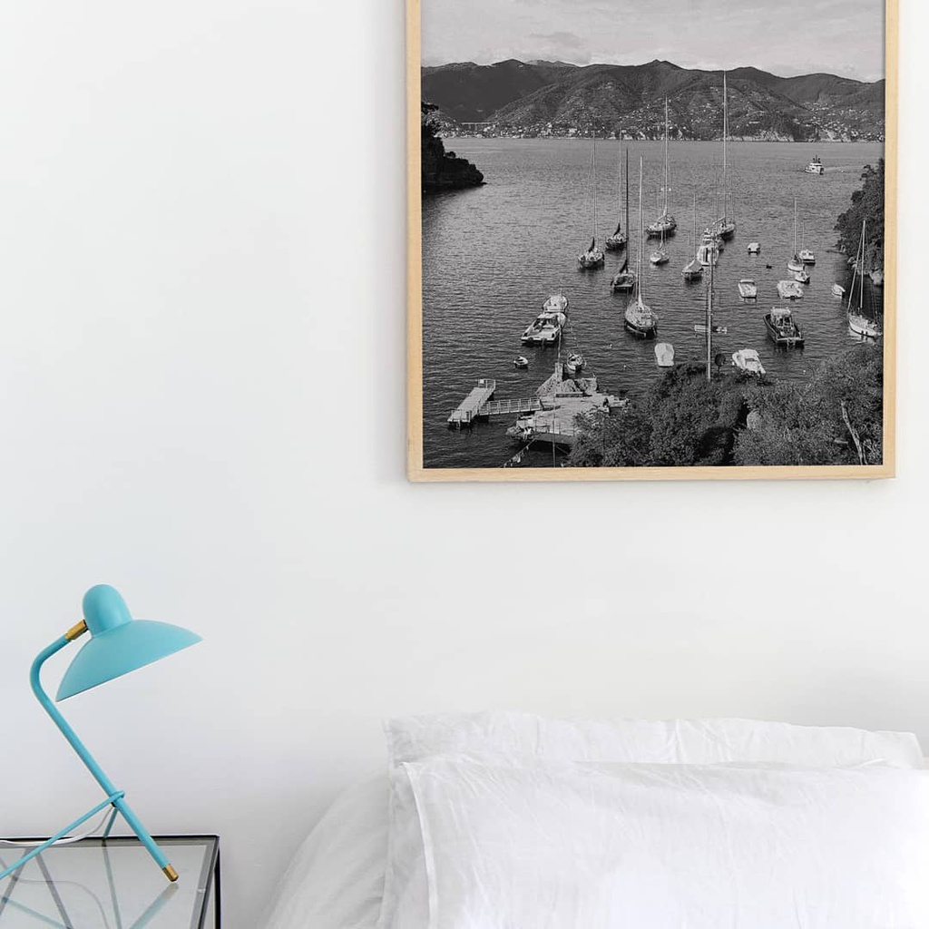 LÁMPARA DE ESCRITORIO JULIA TURQUESA E14 (17E-H1)