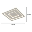 GAP APLIQUE LED BLANCO CALIDO 30W 35X35 TEXTURADO BLANCO Y CROMO 180°