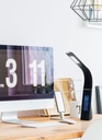 LÁMPARA MESA DIMERIZABLE 9W LED NEGRO DABOR (BOSTON-V-NEGRO)
