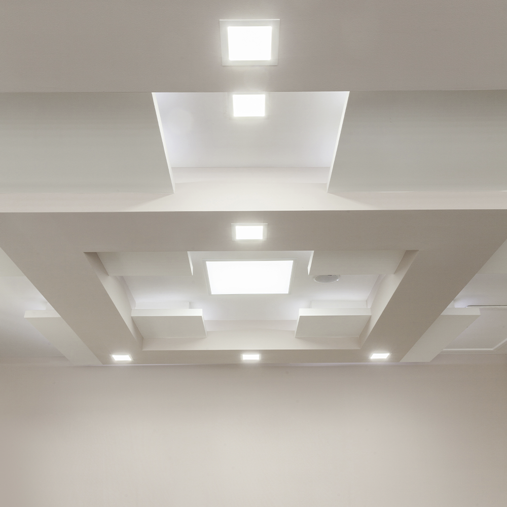 PLAFON SUPERFICIAL CUADRADO PLATIL LED 24W 250V CALIDO MACROLED (PPC24WW)