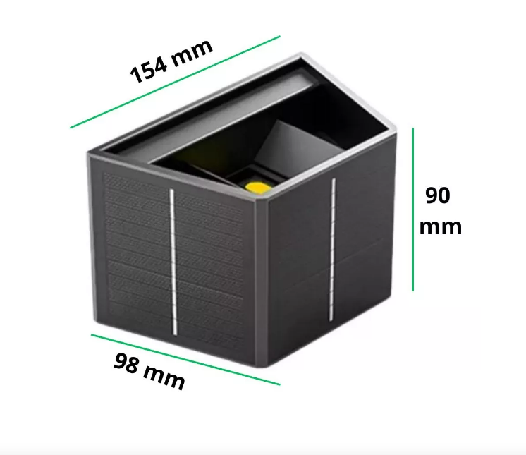 APLIQUE SOLAR 22 BIDIRECCIONAL LITEX (LX970)