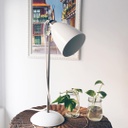 LÁMPARA CARLOS ESCRITORIO BLANCO E27 (1E-H1)