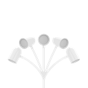 LAMPARA LED SATURNO VELADOR BLANCO 4W 230LM 100..240VCA LUZ CALIDA DIMERIZABLE, CARGADOR INALAMBRICO MACROLED (SATURNO BLANCO)