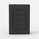 TAPA 4 MÓDULOS GRIS SIGLO XXII (4704)