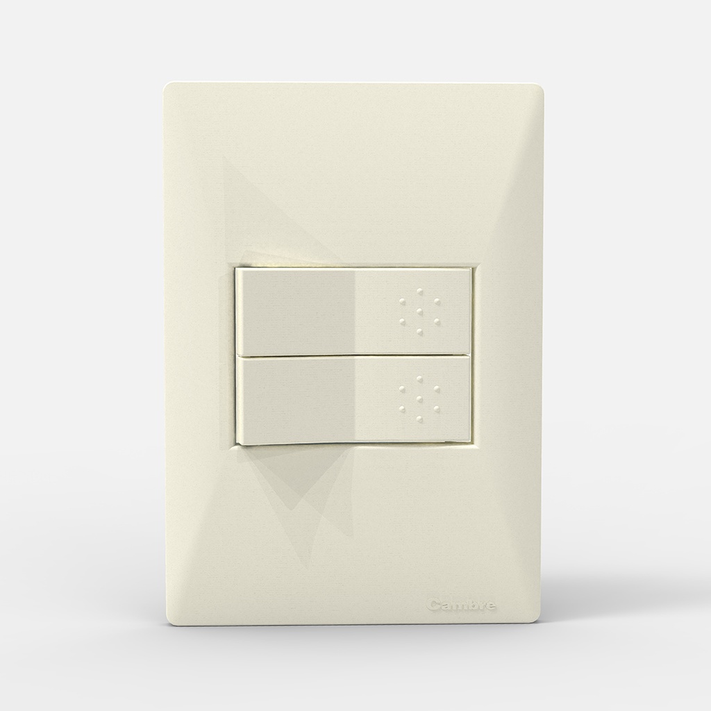 TAPA 2 MÓDULOS SXXII BLANCO (4502)