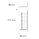 LUZ EMERGENCIA 60 LED SLIM BAT.4V2HA GAMA (GX4060SL)