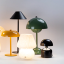 LAMPARA DE MESA BABY MUSHROOM LED INALAMBRICA MINI HONGO NEGRO (IME033NE)