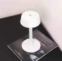 LAMPARA DE MESA JERSEY LED INALAMBRICA DE METAL BLANCO (IME026BL)