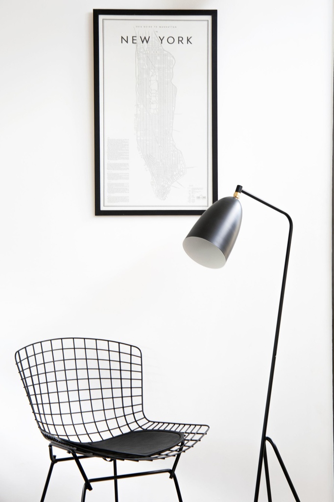 LÁMPARA DE PIE ENRIQUE LARGE NEGRO E27 (9E-H1)