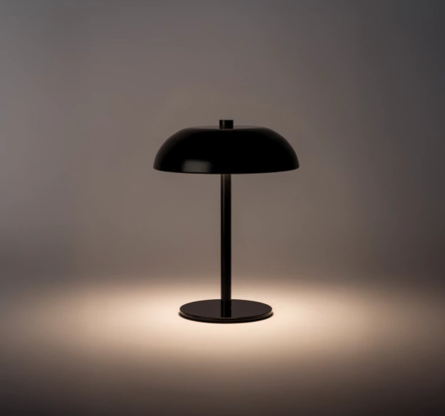 LAMPARA DE MESA GLIMMERING LED INALAMBRICA NEGRO (IME034NE)