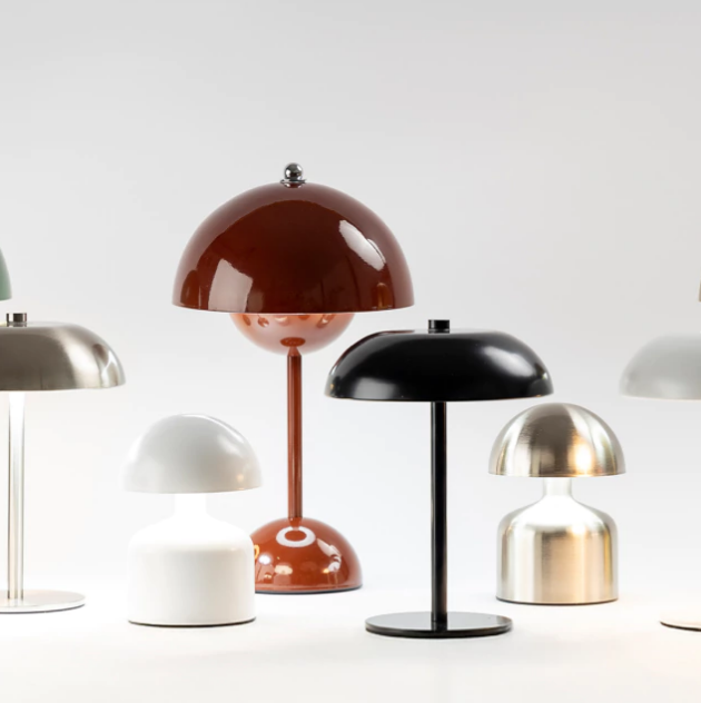 LAMPARA DE MESA GLIMMERING LED INALAMBRICA NEGRO (IME034NE)