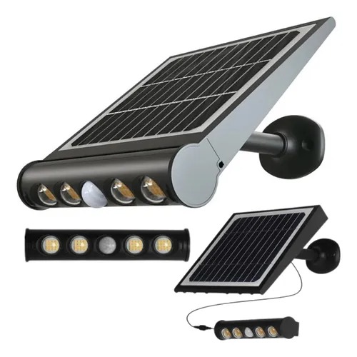APLIQUE LED SOLAR MULTIFUNCIONAL AJUSTABLE 8W LITEX (LX830)