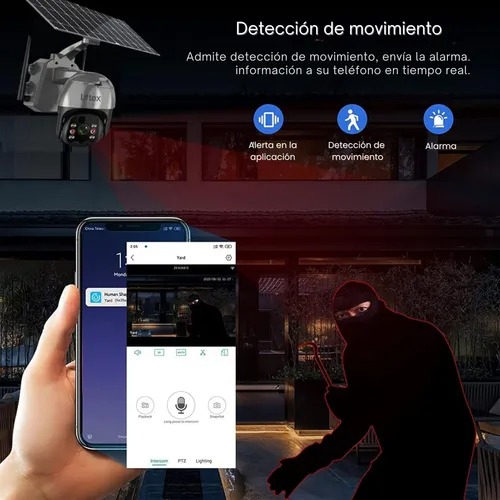 CAMARA 4G SOLAR IP67 DISTANCIA DETECCION HASTA 12 METROS SISTEMA PIR-RADAR LITEX (LX027 4G)