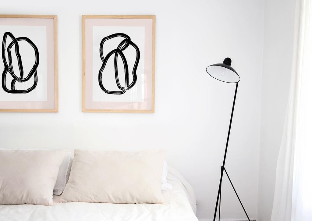 LÁMPARA DE PIE JULIA BLANCO E27 IKON (17P-H1)