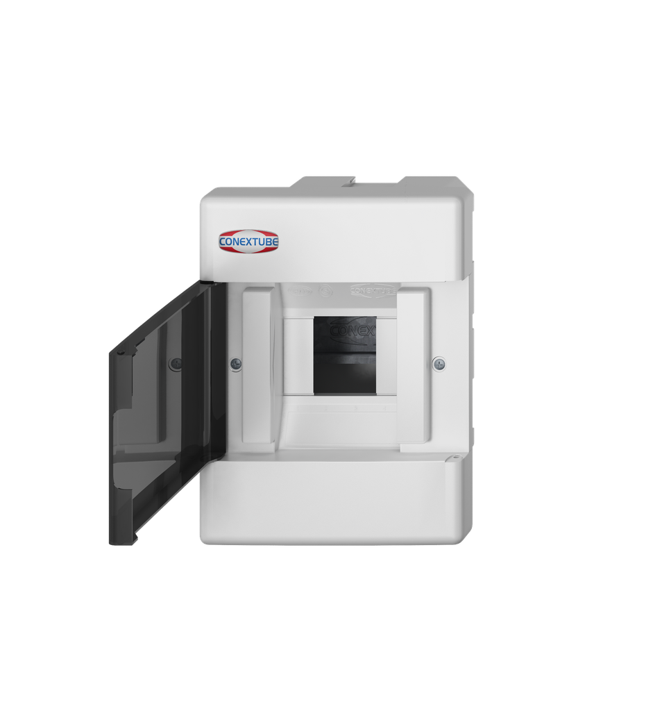 CAJA DIN 4 MÓDULOS EMBUTIR TAPA FUME LUXURY (46010412)