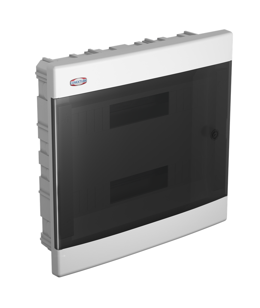 CAJA DIN 36 MÓDULOS EMBUTIR TAPA FUME LUXURY (46013612)