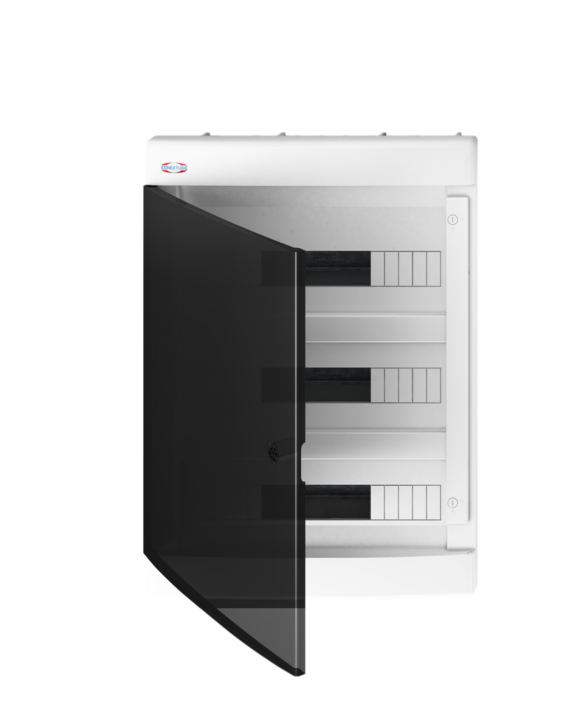 CAJA DIN 54 MÓDULOS EMBUTIR TAPA FUME LUXURY (46015412)