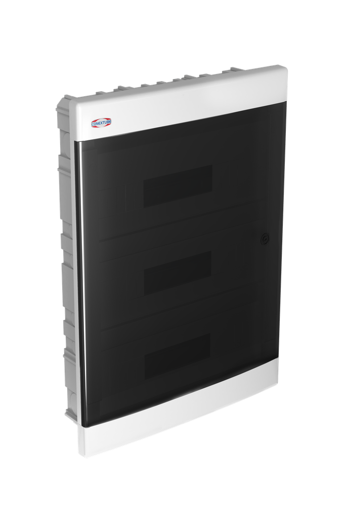 CAJA DIN 54 MÓDULOS EMBUTIR TAPA FUME LUXURY (46015412)