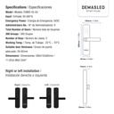 CERRADURA BIOMÉTRICA SMART WIFI 5 EN 1 (DOMO-39-A3)