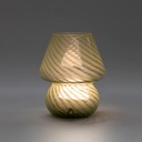 LAMPARA DE MESA LED INALAMBRICA DE VIDRIO VERDE (IME022VE)