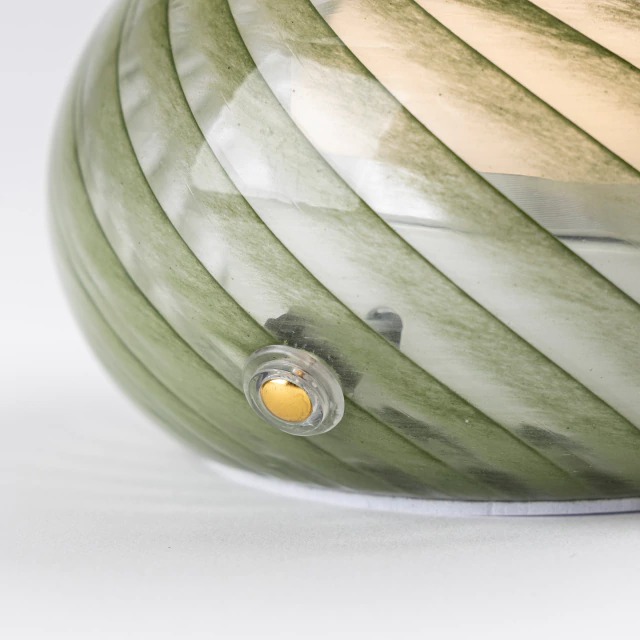 LAMPARA DE MESA LED INALAMBRICA DE VIDRIO VERDE (IME022VE)