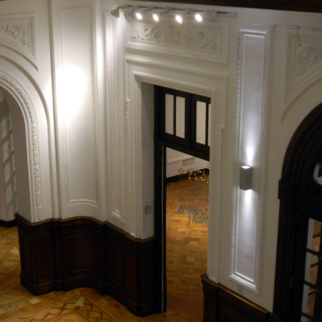 SPOT CABEZAL TESTA AR111 GU10 BLANCO TEXTURADO PUNTO (CATE111GU10BT6)