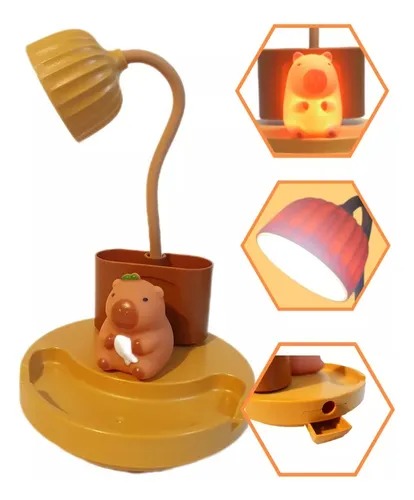 MINI LAMPARA CAPIBARA LED RECARGABLE (D8)