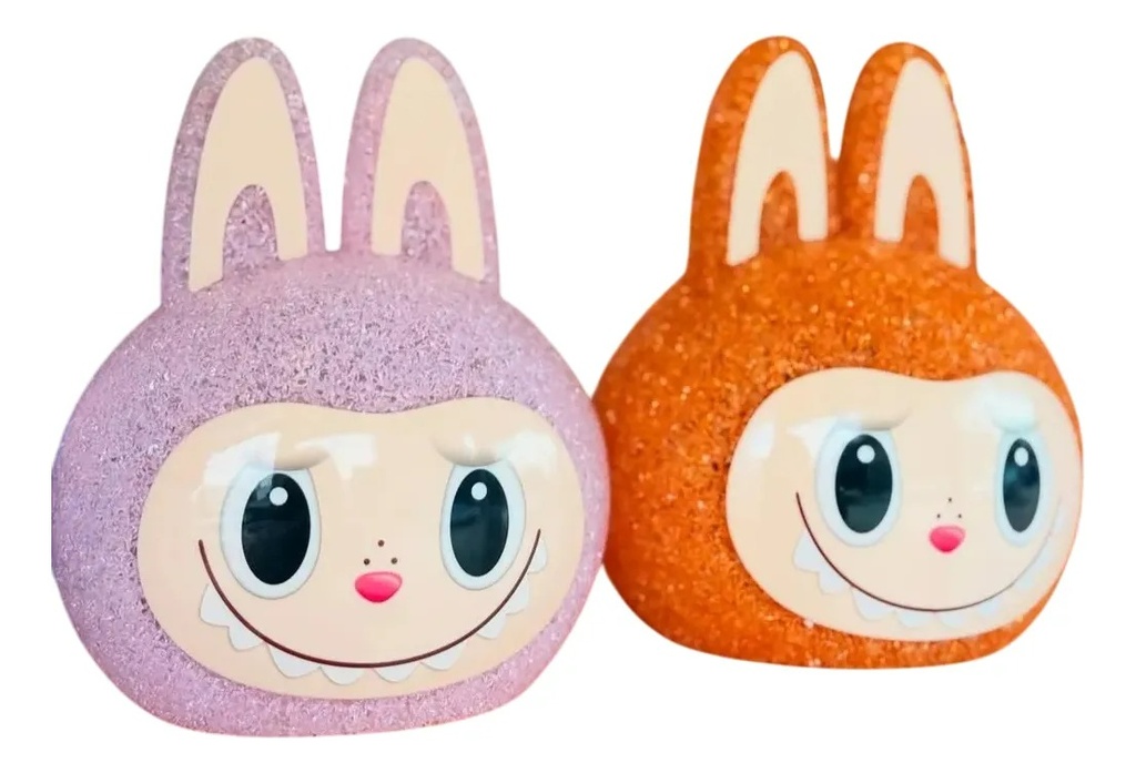 LAMPARA LABUBU NARANJA LED A PILAS AAA (J4)