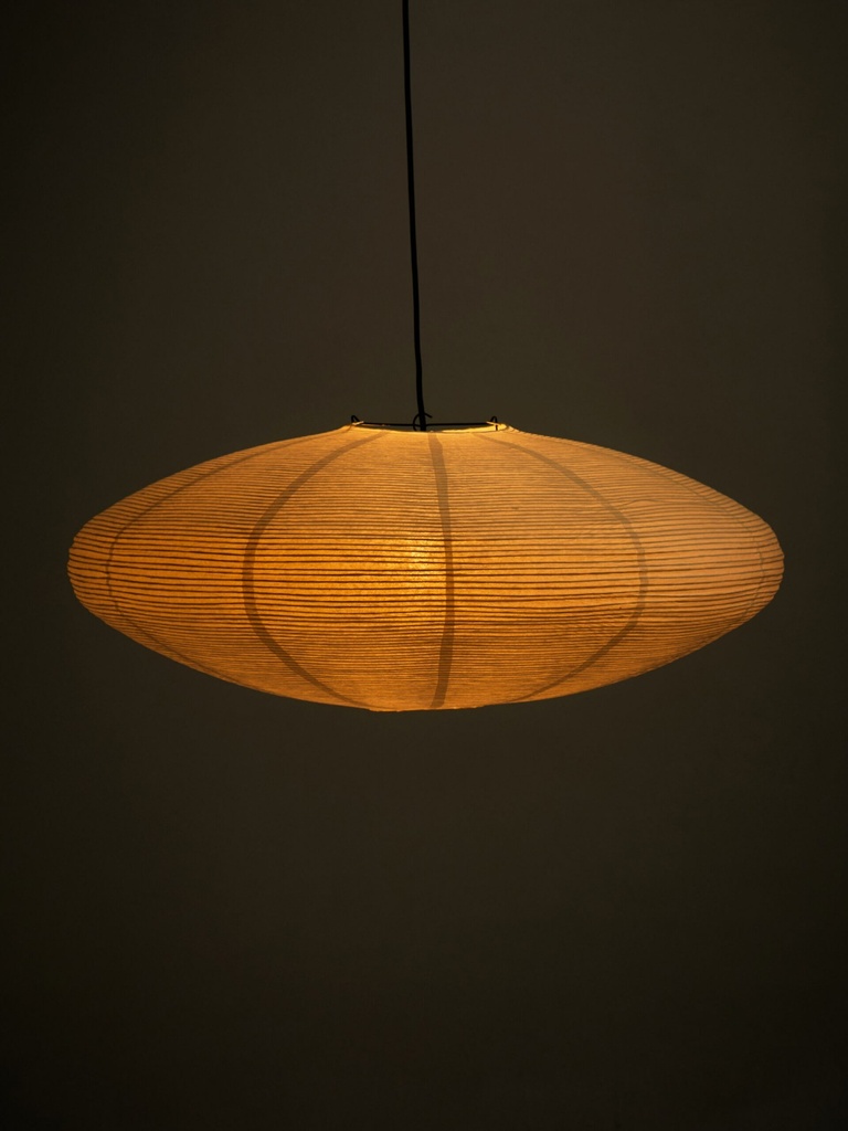 COLGANTE PAPEL DE ARROZ ENCERADO Y HIERRO HIKARI (D50)