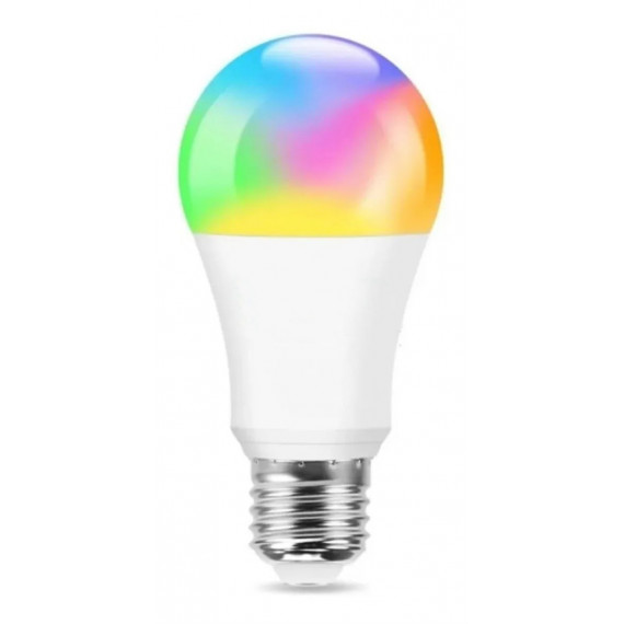 LAMPARA LED 12W E27 240V WIFI-BLUETOOTH-RGB-BLANCO MACROLED (SBT-A60-12W-RGB)