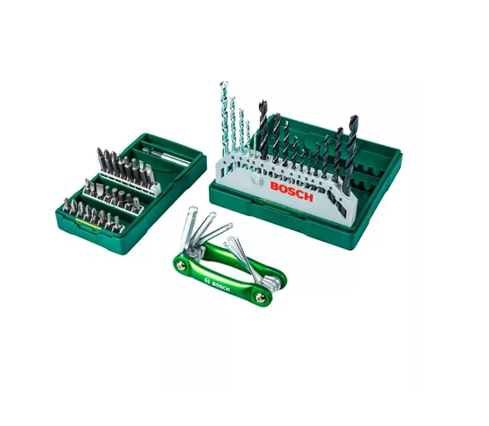 SET BOSCH 15 MECHAS + 25 PUNTAS + LLAVERO TORX/ALLEN (2607017333)