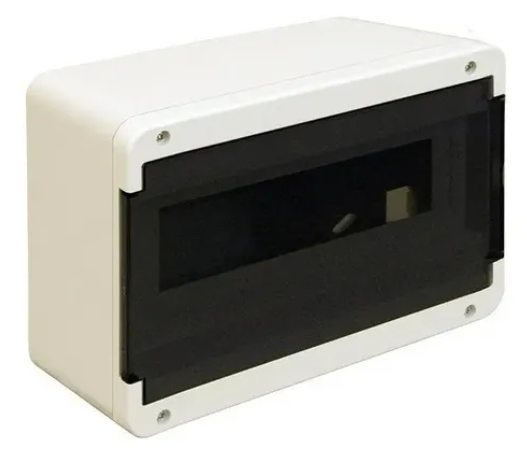 CAJA 8-12 MÓDULOS DIN EXT.C/PUERTA ROKER (PR413)