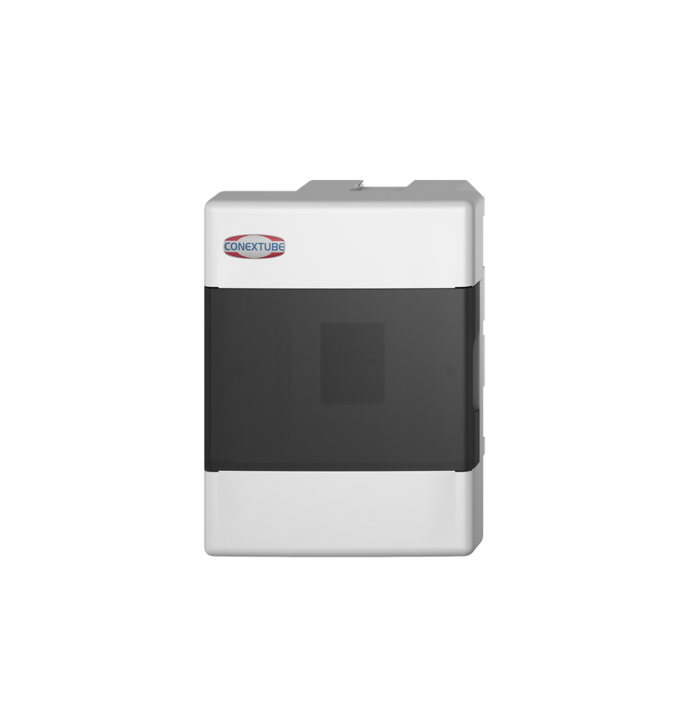 CAJA DIN 4 MÓDULOS EMBUTIR TAPA FUME LUXURY (46010412)