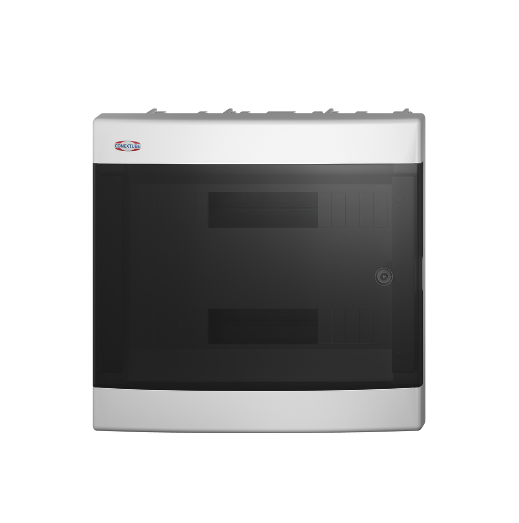 CAJA DIN 36 MÓDULOS EMBUTIR TAPA FUME LUXURY (46013612)