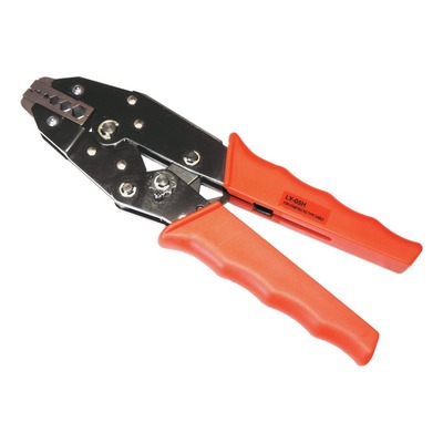 HERRAMIENTA A CRIQUET PARA COMPRIMIR TERMINALES PREAISLADOS 0.25/6.00MM CREMALLERA LCT (LY-03C)