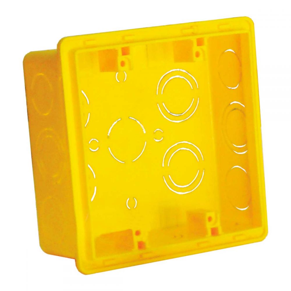 CAJA EMB. 10X10 AMARILLA PVC (CT44)