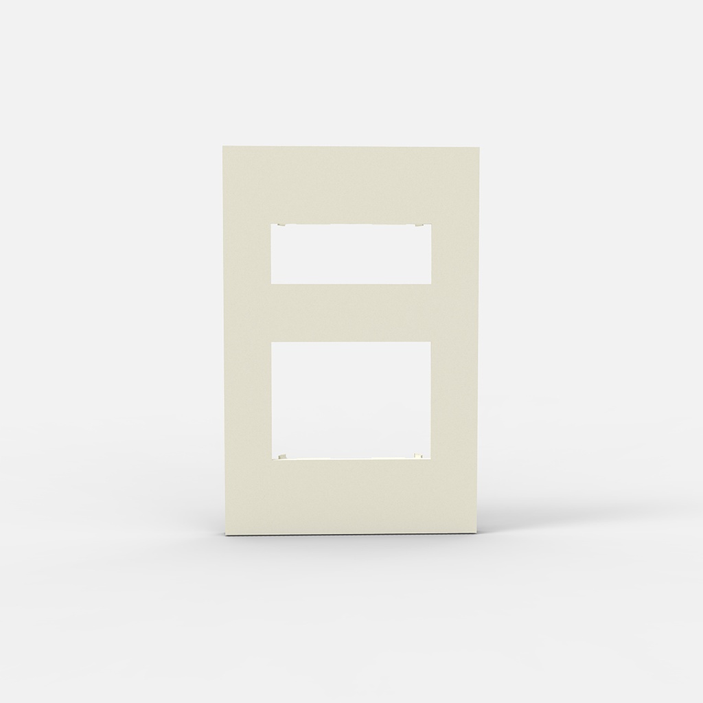 TAPA LUJO SXXI 1MOD+TOMA CON TOMATIERRA (4136)