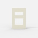 TAPA LUJO SXXI 1MOD+TOMA CON TOMATIERRA (4136)