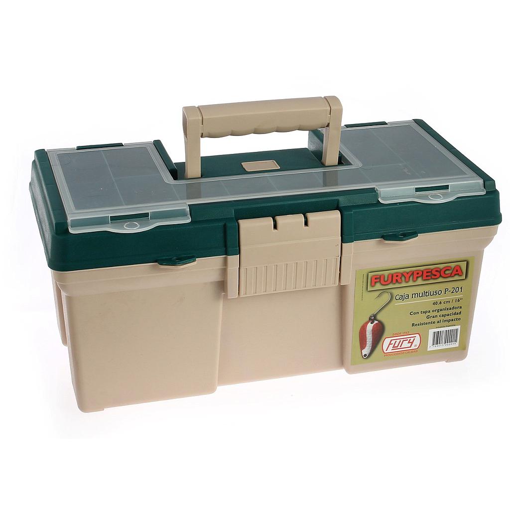 CAJA PESCA C/ORGANIZADOR FURY (P201)