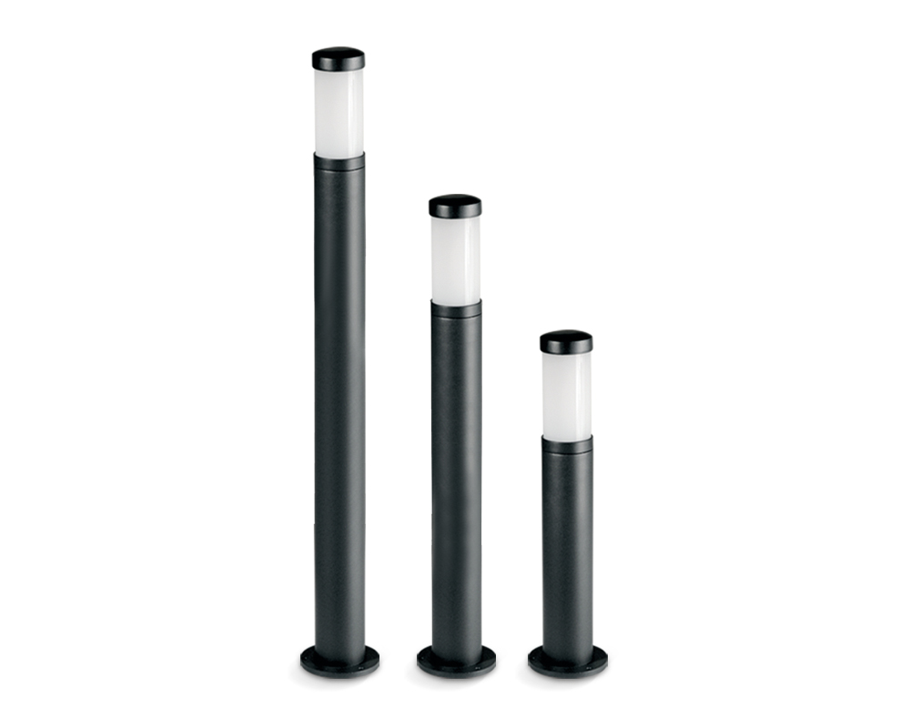 FAROLA Hº ALT.1000MM E27 VISOR 48CM NEGRA (2500/1000)