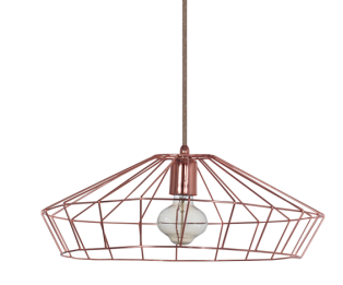 COLGANTE REJA CÓNICO GRANDE COBRE DON BELL (CR01G-COBR)