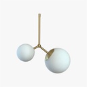 COLGANTE APUS MEDIANO TULIPA OPAL 15 + TULIPA 18 BRONCE FUNCA