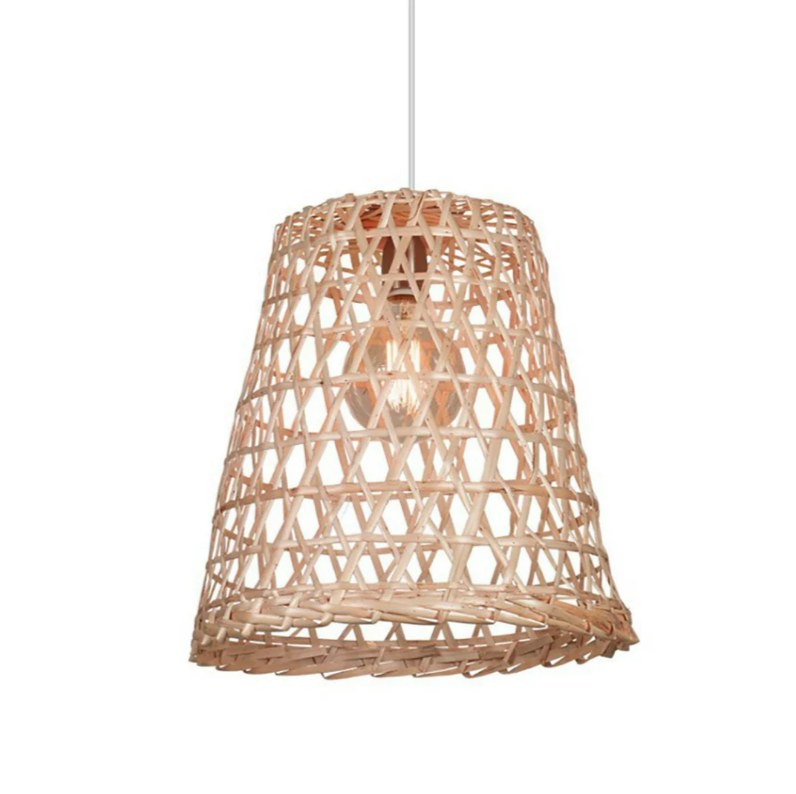 CAMPANA MIMBRE NATURAL40X40 CÓNICA CARILUX (40X40C)