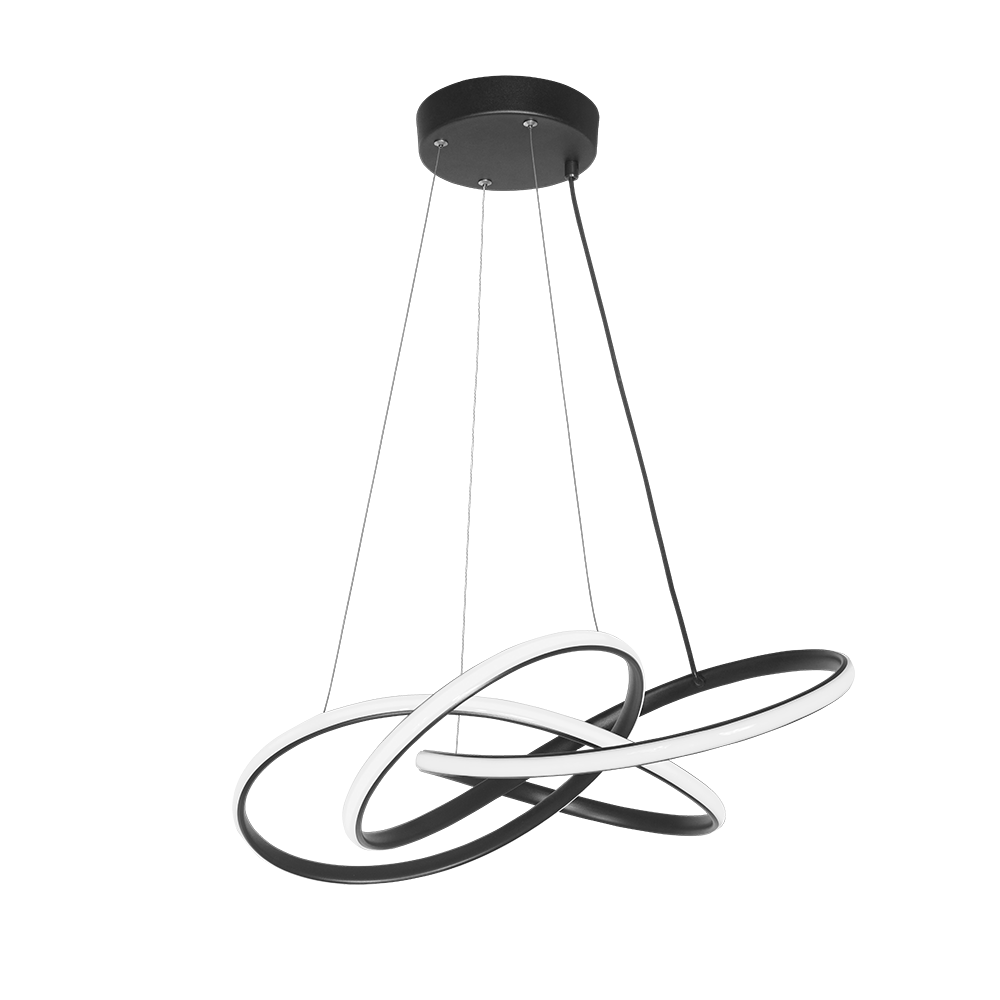 COLGANTE LED NEGRO D.60CM 3000K 56W DESIREÉ MARKAS (L9655N)