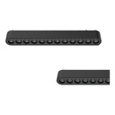 CABEZAL FOCAL NEGRO PARA RIEL MAGNETICO SKYLINE 222MM MACROLED, DC48V, 12W, 2700K, 36°, RA>90 SKYLINE (RMS-CF222-N-12W-WW)