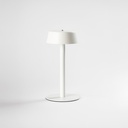 LAMPARA DE MESA JERSEY LED INALAMBRICA DE METAL BLANCO (IME026BL)