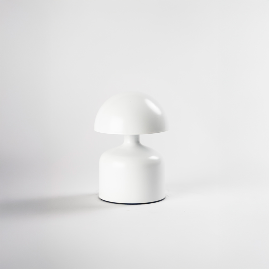 LAMPARA DE MESA BABY MUSHROOM LED INALAMBRICA MINI HONGO BLANCO (IME033BL)